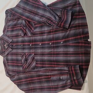 Airwalk Red and Black Plaid Shirt